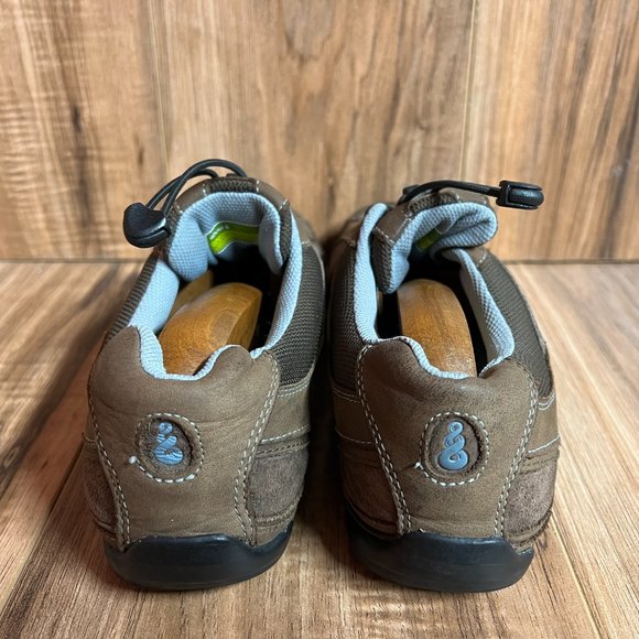 Ahnu Womens Casual Leather Shoes Brown Bungee Lace Suede EUC 2308SMBR Size 9 - Picture 6 of 8